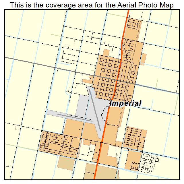 Imperial, CA location map 