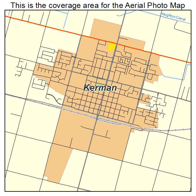 Kerman, CA location map 
