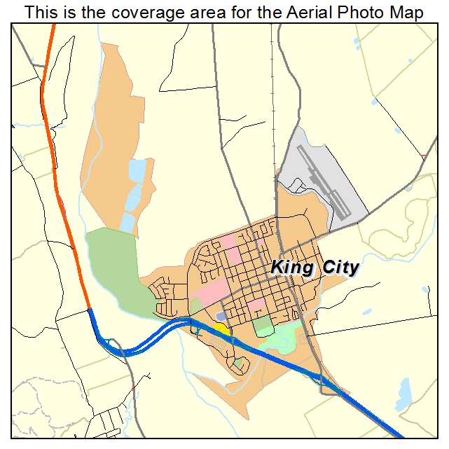 King City, CA location map 