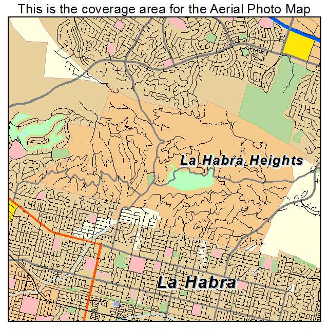 La Habra Heights, CA location map 