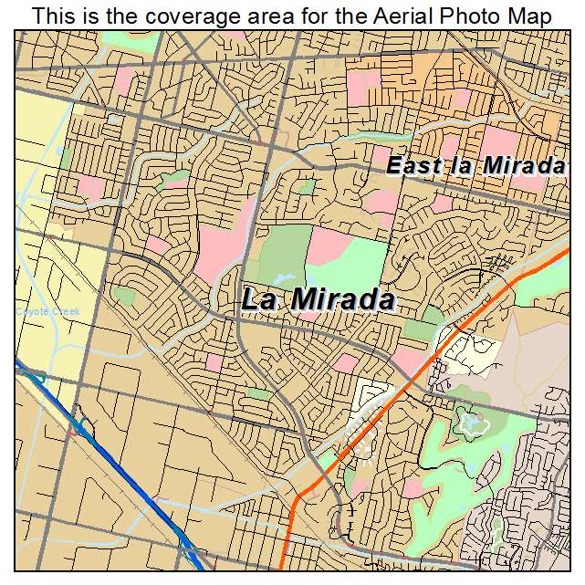 La Mirada, CA location map 