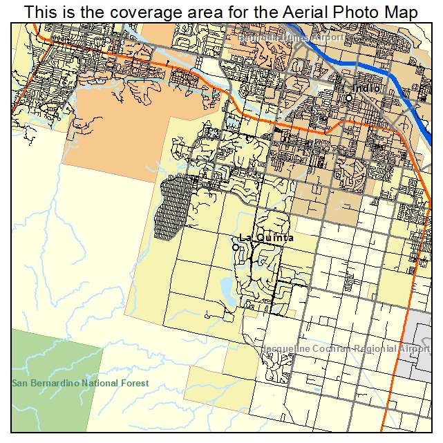 La Quinta, CA location map 