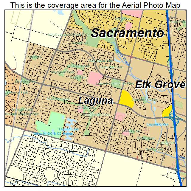 Laguna, CA location map 