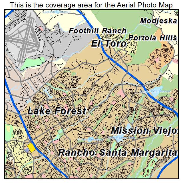 Lake Forest, CA location map 