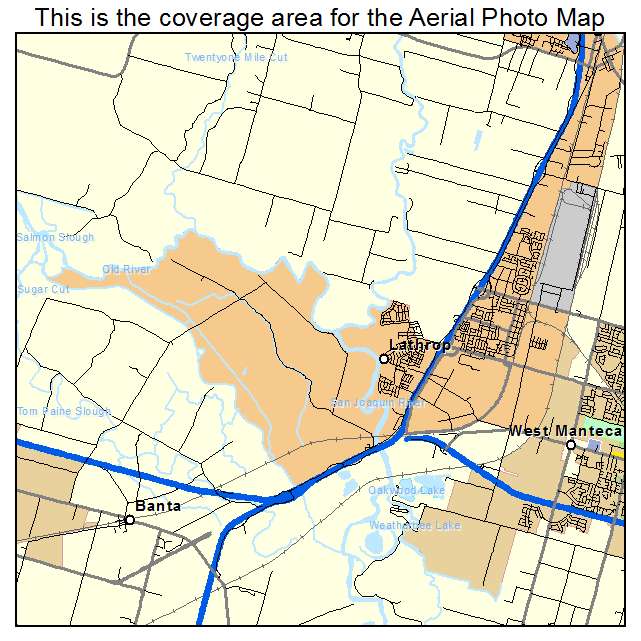 Lathrop, CA location map 