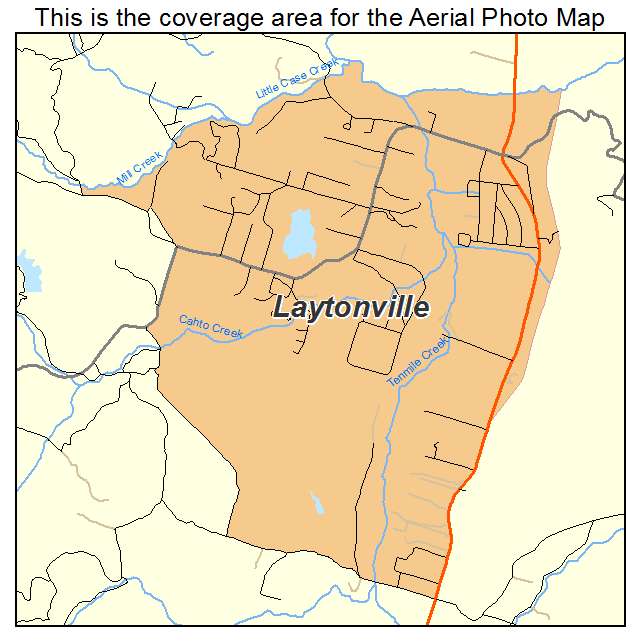 Laytonville, CA location map 