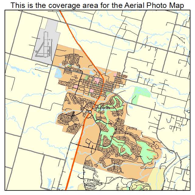 Lincoln, CA location map 