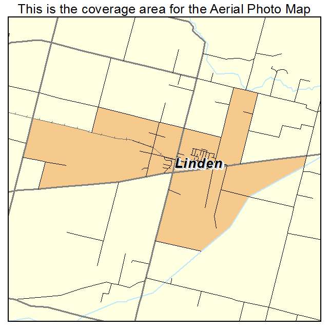 Linden, CA location map 