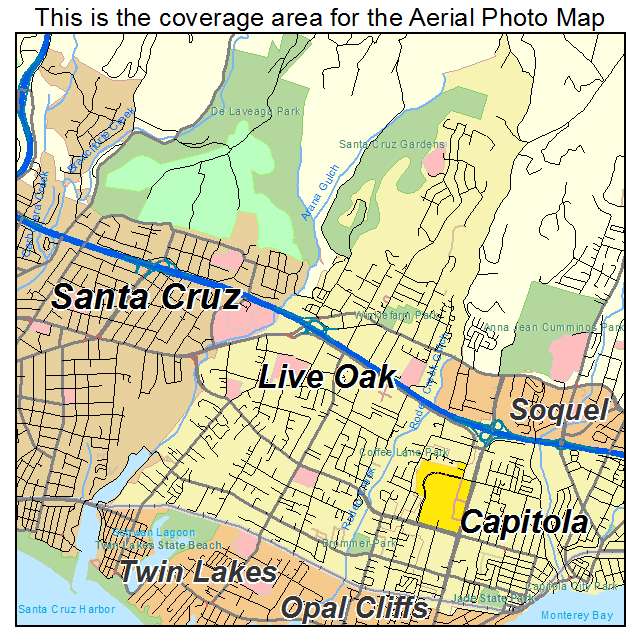 Live Oak, CA location map 