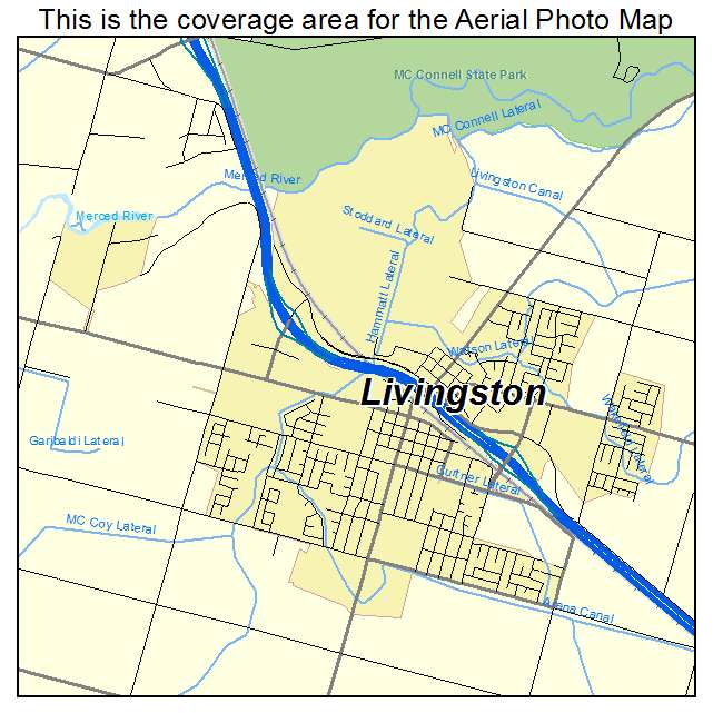 Livingston, CA location map 