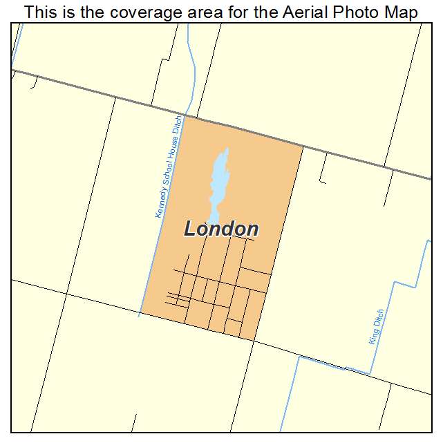 London, CA location map 