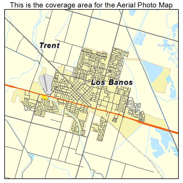 Los Banos, CA location map 