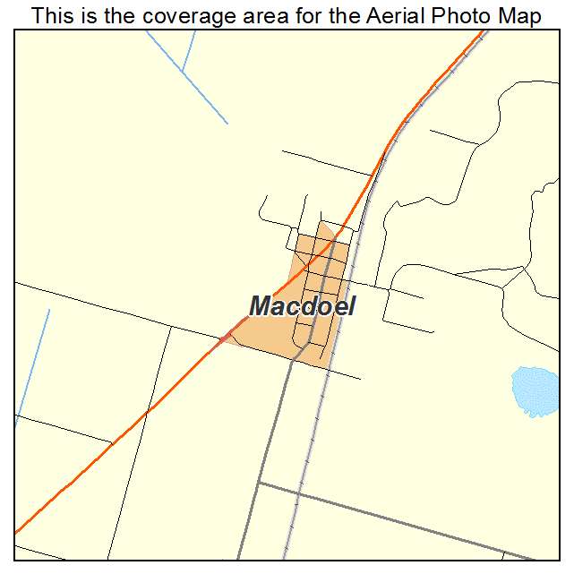 Macdoel, CA location map 