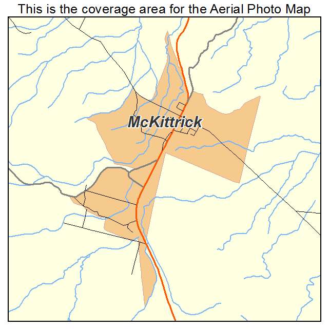 McKittrick, CA location map 