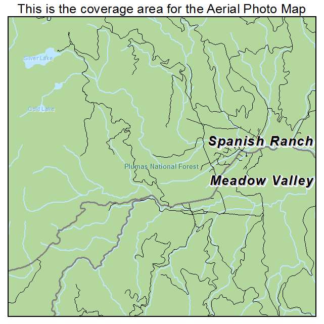 Meadow Valley, CA location map 