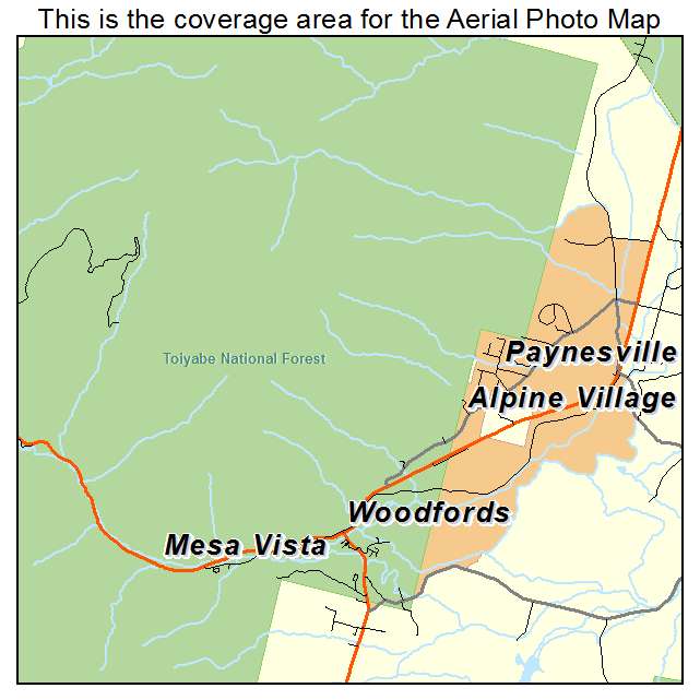 Mesa Vista, CA location map 
