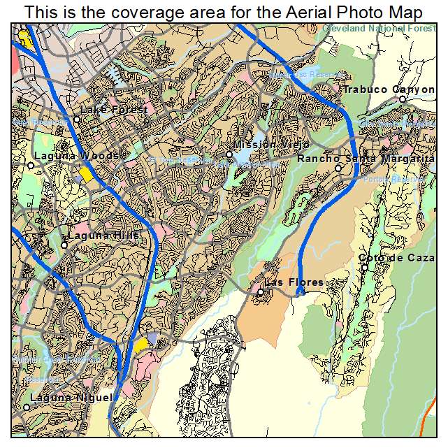 Mission Viejo, CA location map 