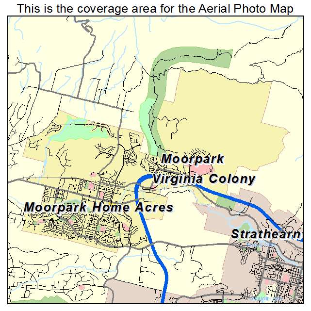 Moorpark, CA location map 