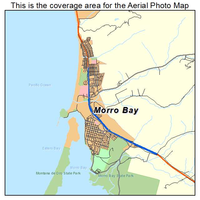 Morro Bay, CA location map 