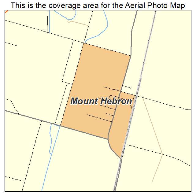 Mount Hebron, CA location map 
