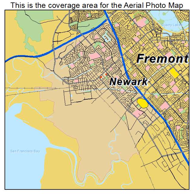 Newark, CA location map 