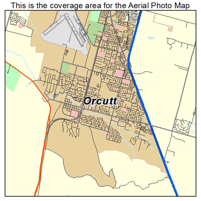 Orcutt, CA location map 