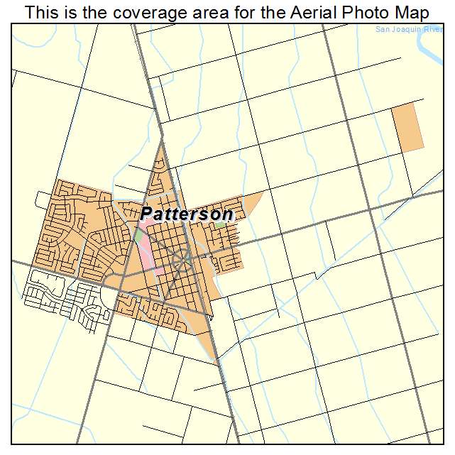Patterson, CA location map 