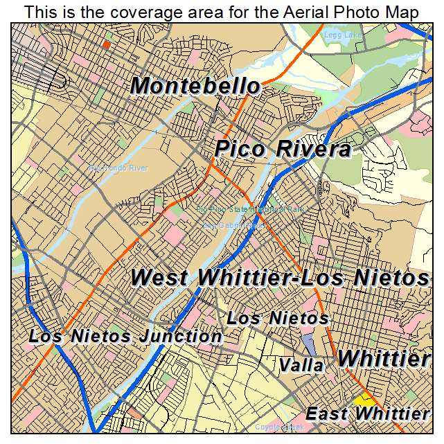 Pico Rivera, CA location map 