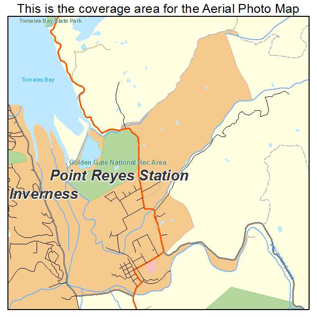 Point Reyes Station, CA location map 