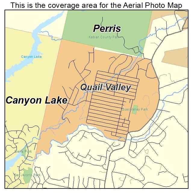 Quail Valley, CA location map 