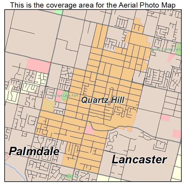 Quartz Hill, CA location map 
