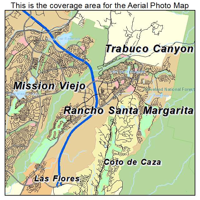 Rancho Santa Margarita, CA location map 