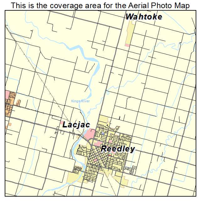 Reedley, CA location map 