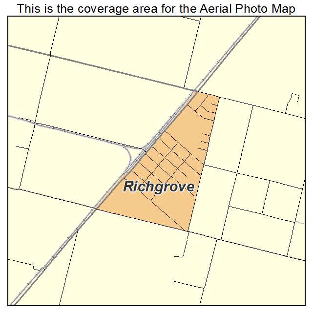 Richgrove, CA location map 