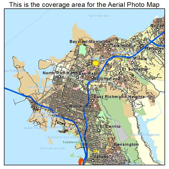 Richmond, CA location map 