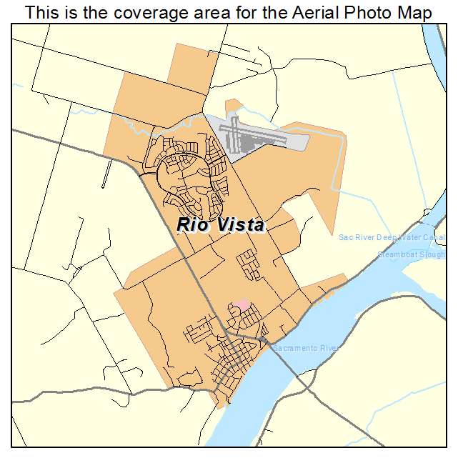 Rio Vista, CA location map 