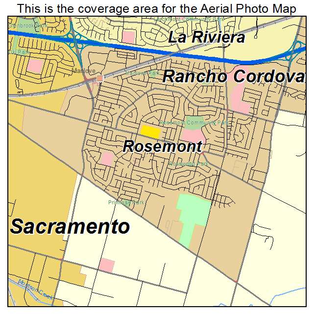 Rosemont, CA location map 