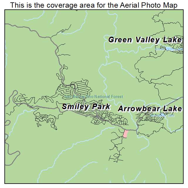 Running Springs, CA location map 