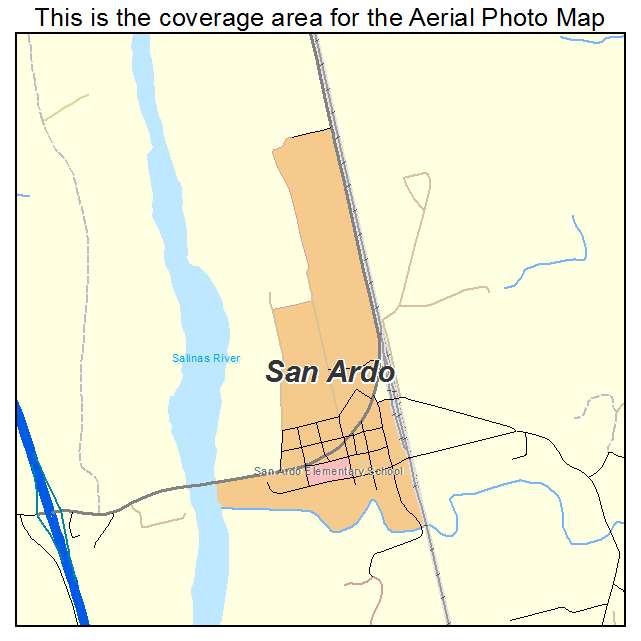 San Ardo, CA location map 
