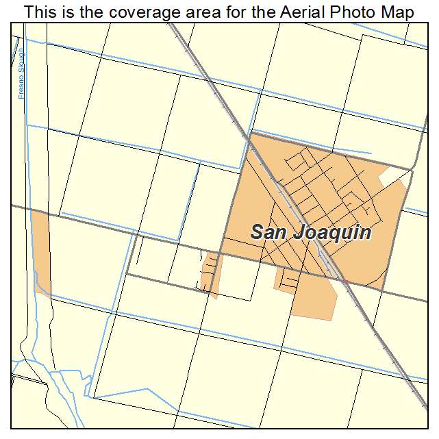 San Joaquin, CA location map 