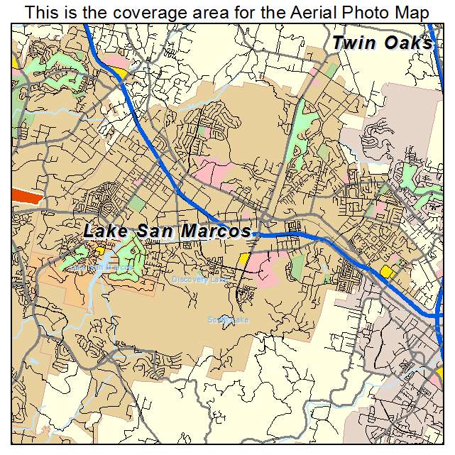 San Marcos, CA location map 