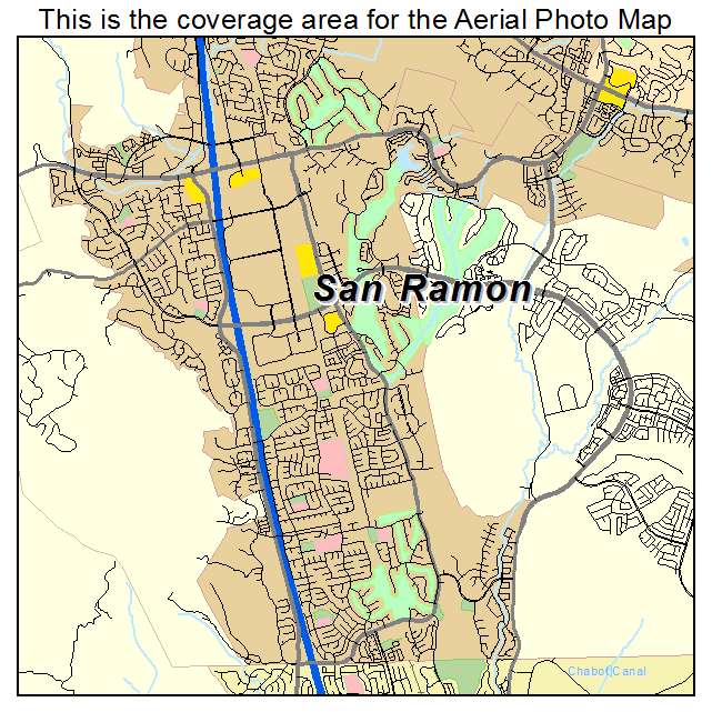 San Ramon, CA location map 