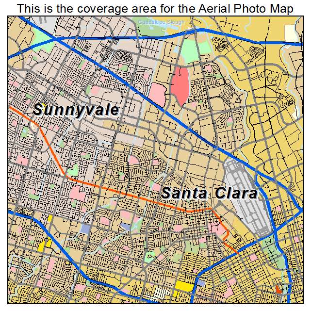 Santa Clara, CA location map 