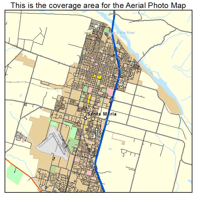 Santa Maria, CA location map 