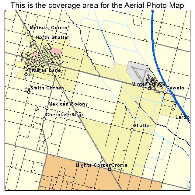 Shafter, CA location map 