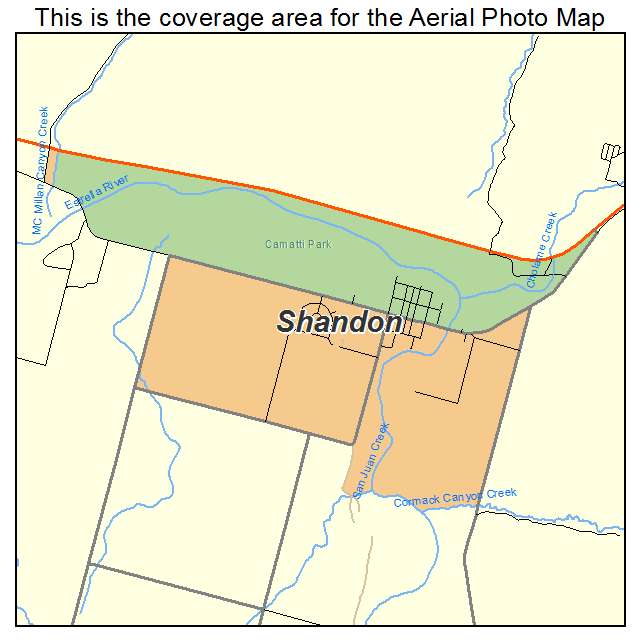 Shandon, CA location map 