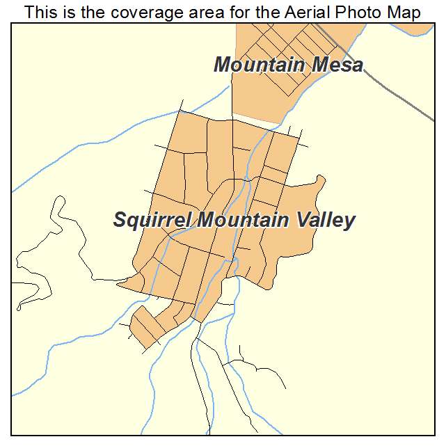 Squirrel Mountain Valley, CA location map 