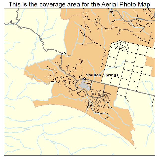 Stallion Springs, CA location map 