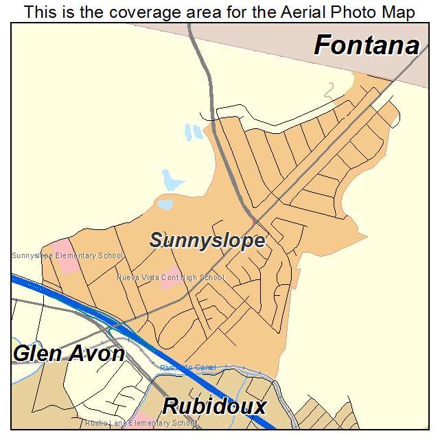 Sunnyslope, CA location map 