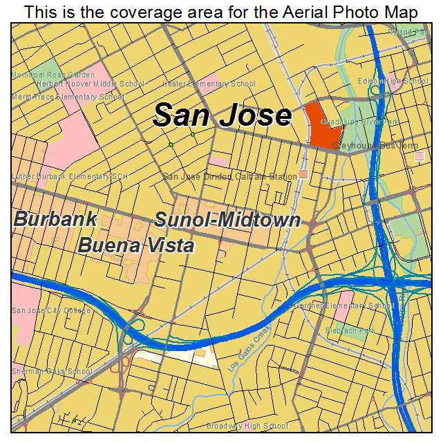 Sunol Midtown, CA location map 
